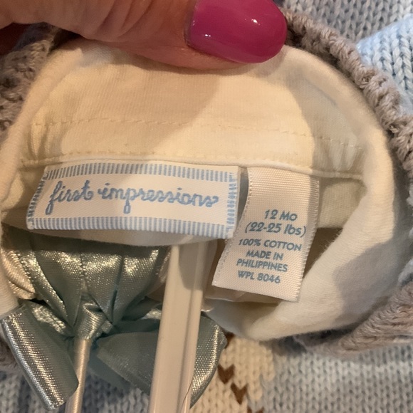 Adorable infant boy outfit, size 12 mo NWT - Picture 2 of 4